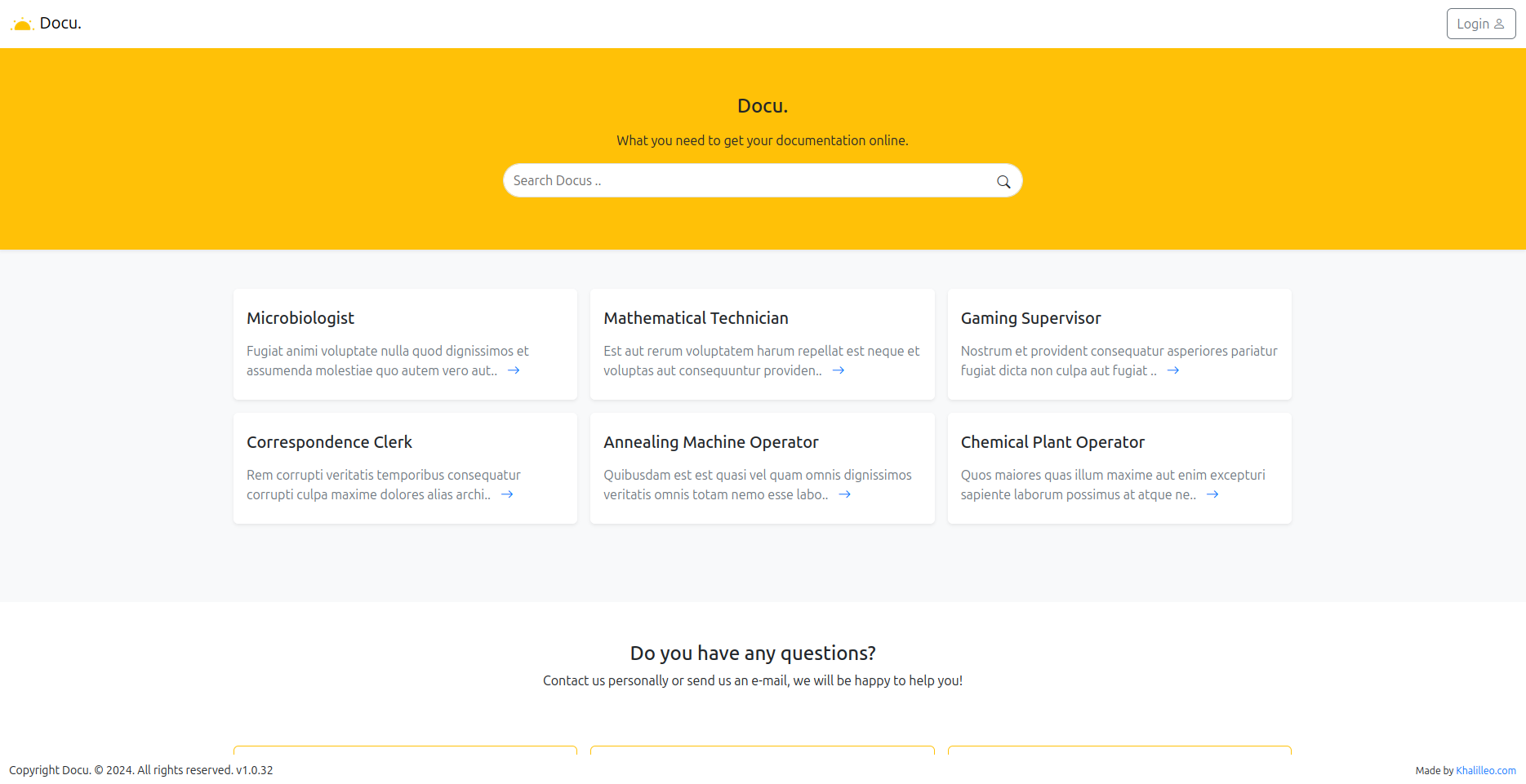 Online Documentation